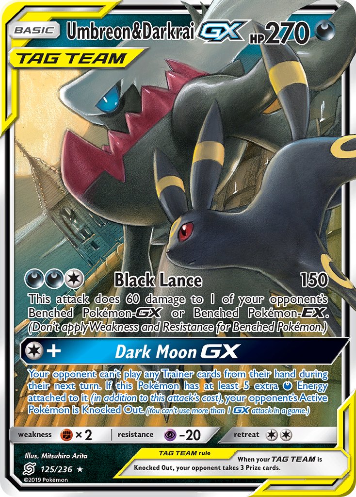 Umbreon & Darkrai GX 125-236