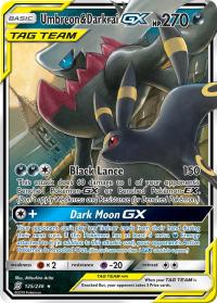 pokemon sm unified minds umbreon darkrai gx 125 236