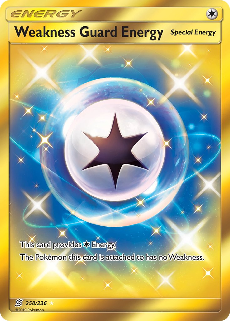 Weakness Guard Energy 258-236 - SECRET RARE