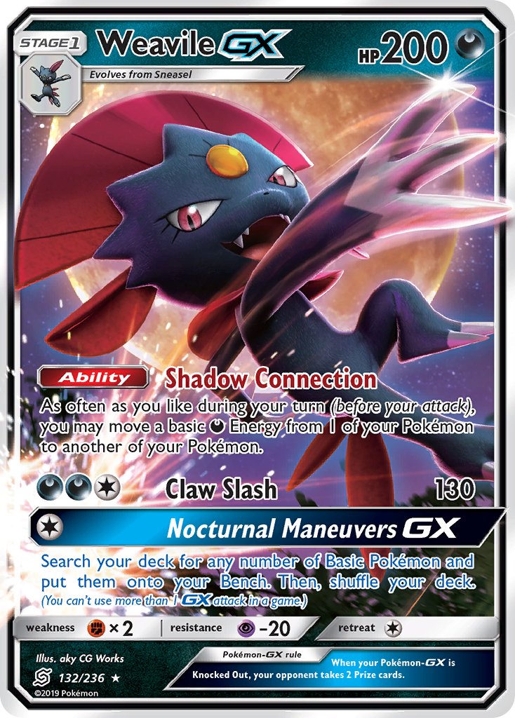 Weavile GX 132-236