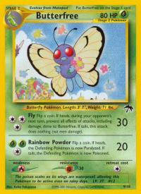 pokemon southern islands butterfree 9 18 common