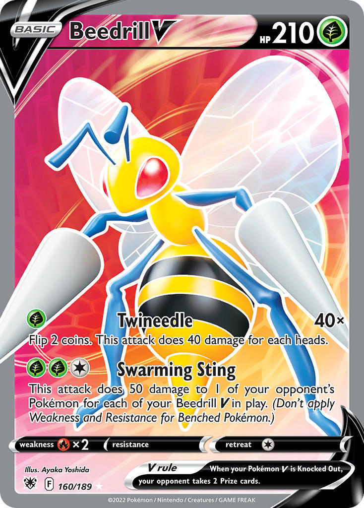 Beedrill V - 160-189 - FULL ART