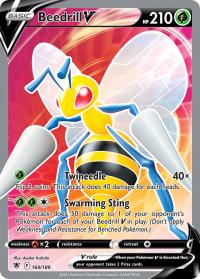 pokemon ss astral radiance beedrill v 160 189 full art