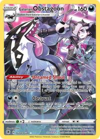 pokemon ss astral radiance galarian obstagoon tg10 tg30