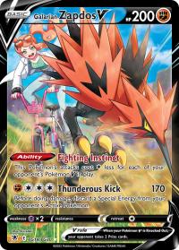 pokemon ss astral radiance galarian zapdos tg19 tg30