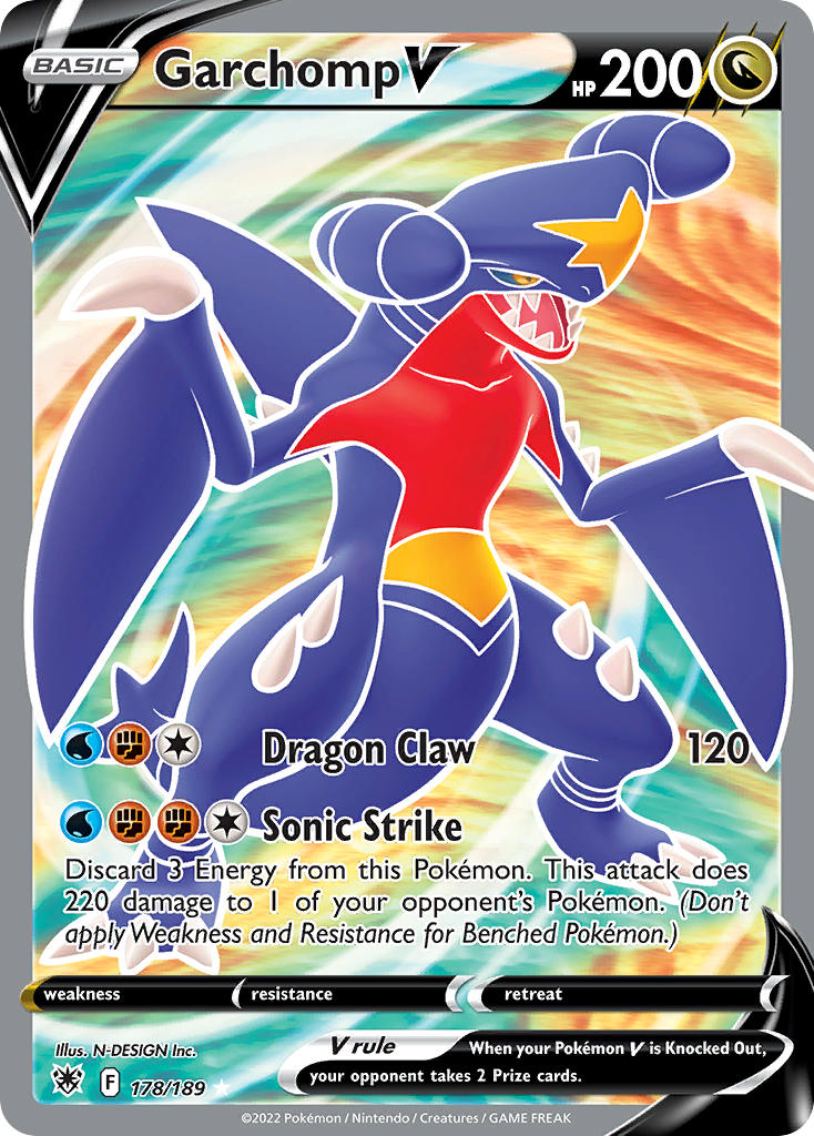 Garchomp V - 178-189 FULL ART