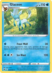pokemon ss astral radiance glaceon 038 189