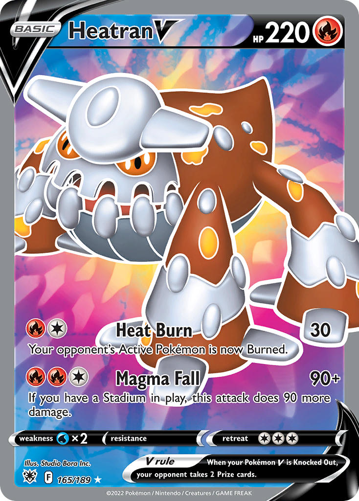 Heatran V - 165-189 FULL ART