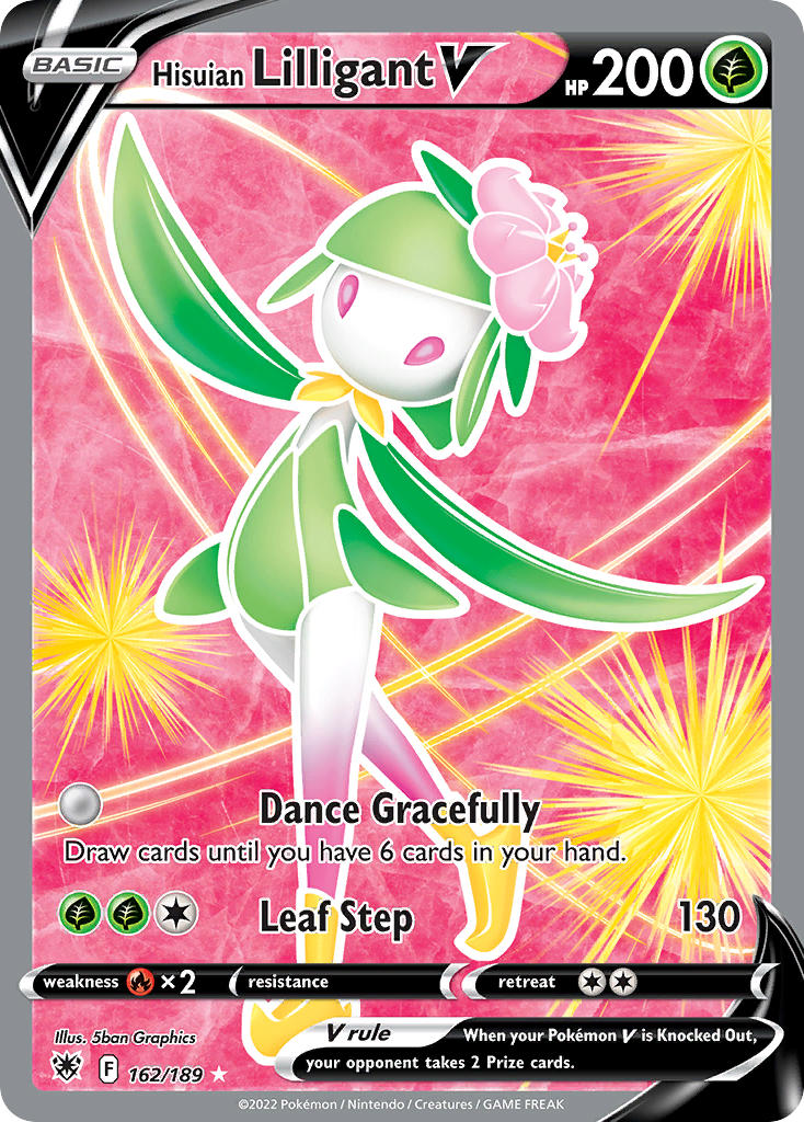 Hisuian Lilligant V - 162-189 FULL ART