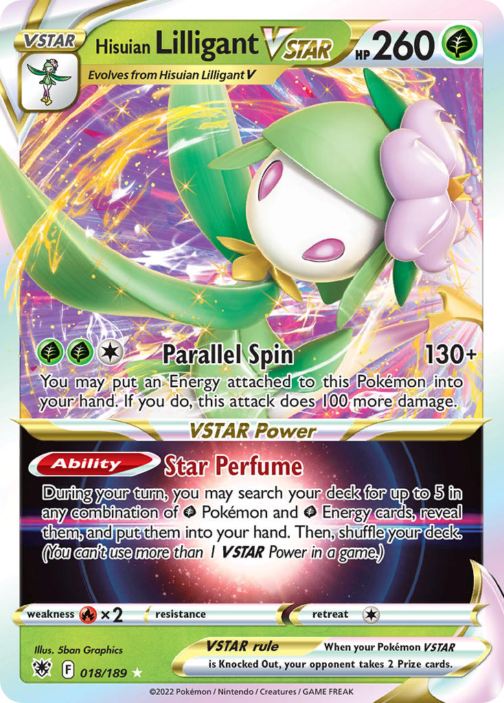 Hisuian Lilligant VSTAR - 018-189