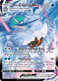 pokemon ss astral radiance ice rider calyrex vmax tg15 tg30