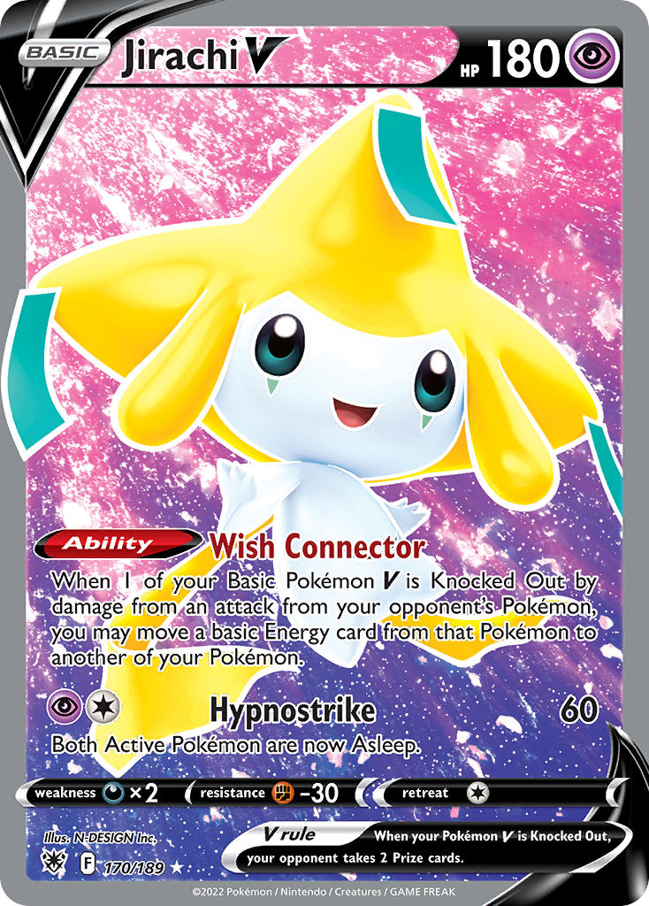 Jirachi V - 170-189 FULL ART