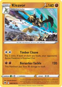 pokemon ss astral radiance kleavor 086 189