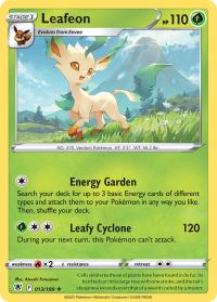 pokemon ss astral radiance leafeon 013 189 rh