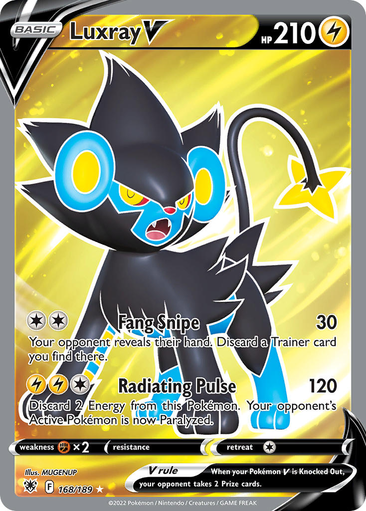 Luxray V - 168-189 FULL ART