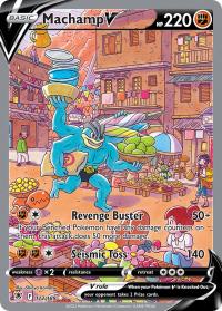 pokemon ss astral radiance machamp v 172 189 alternate art