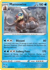 pokemon ss astral radiance mamoswine 033 189 rh