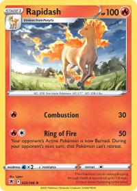 pokemon ss astral radiance rapidash 022 189 rh