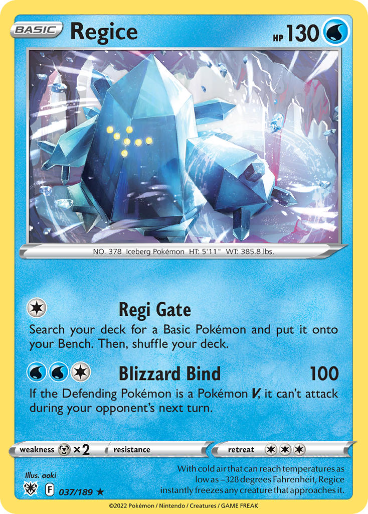 Regice - 037-189 (RH)