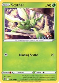 pokemon ss astral radiance scyther 004 189 rh