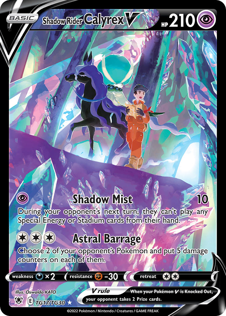 Shadow Rider Calyrex V - TG17-TG30