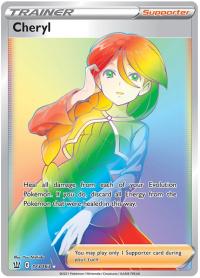 pokemon ss battle styles cheryl 173 163 rainbow rare