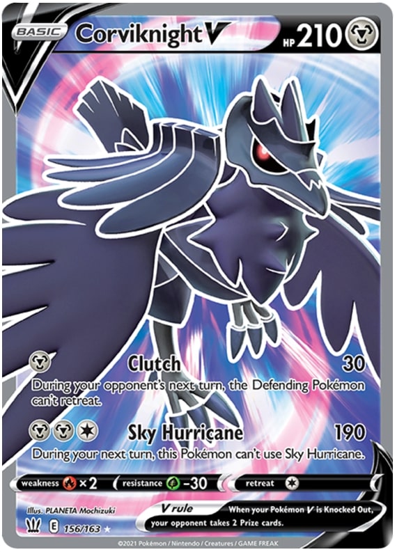 Corviknight V - 156-163 FULL ART