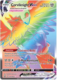 pokemon ss battle styles corviknight vmax 171 163 rainbow rare