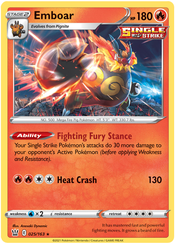 Emboar - 025-163 (RH)