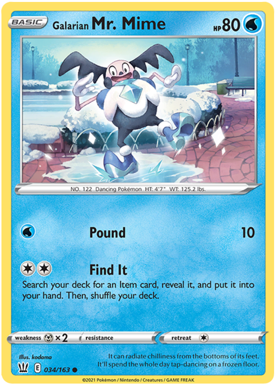 Galarian Mr. Mime - 034-163 (RH)