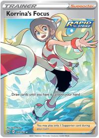 pokemon ss battle styles korrina s focus 160 163 full art