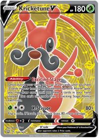 pokemon ss battle styles kricketune v 142 163 full art