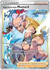 pokemon ss battle styles rapid strike style mustard 162 163 full art