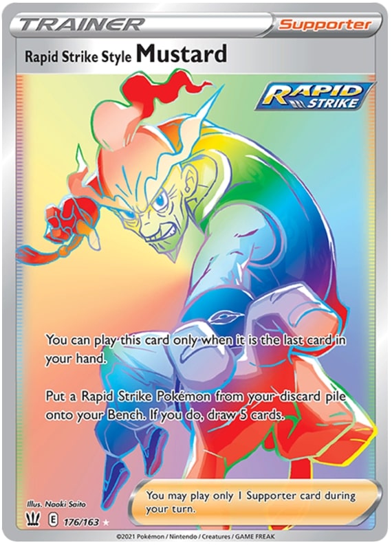 Rapid Strike Style Mustard - 176-163 RAINBOW RARE