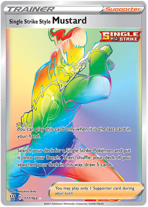 Single Strike Style Mustard - 177-163 RAINBOW RARE