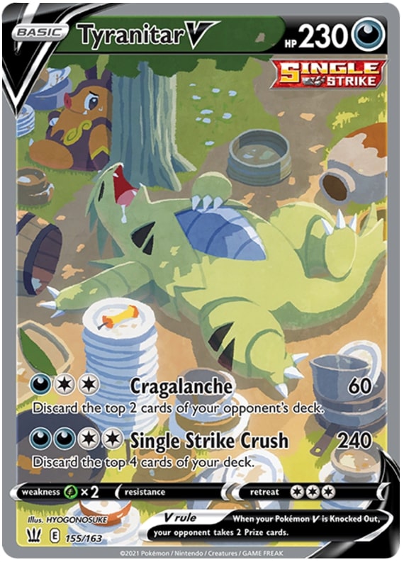 Tyranitar V - 155-163 ALTERNATE ART