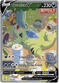 pokemon ss battle styles tyranitar v 155 163 alternate art