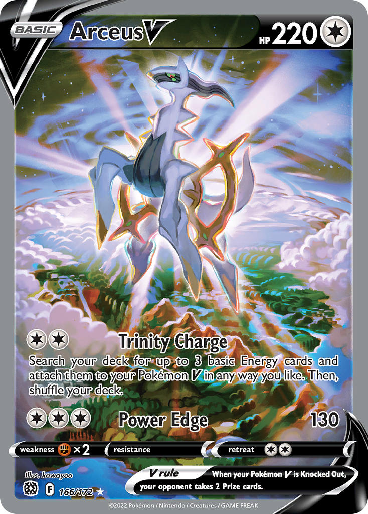 Arceus V - 166-172 ALTERNATE ART