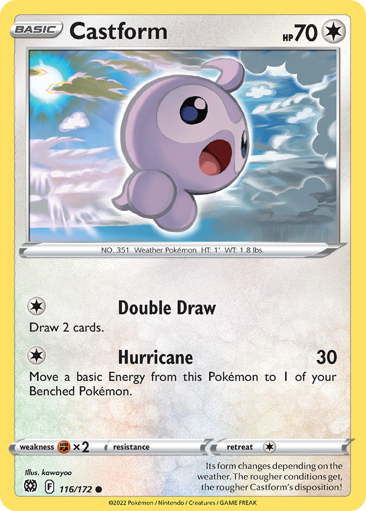 Castform - 116-172 (RH)