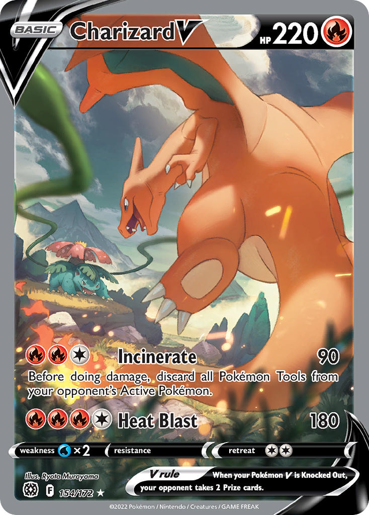 Charizard V - 154-172 ALTERNATE ART