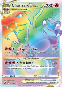 pokemon ss brilliant stars preorder february 25 2022 charizard v star 174 172 rainbow rare