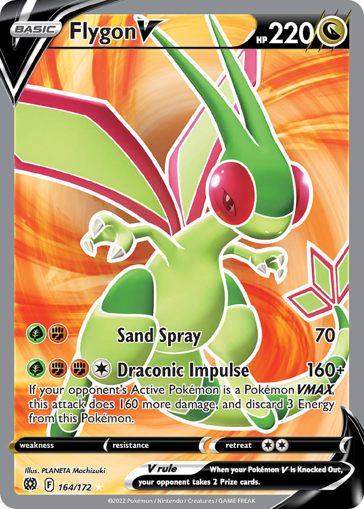 Flygon V - 164-172 FULL ART