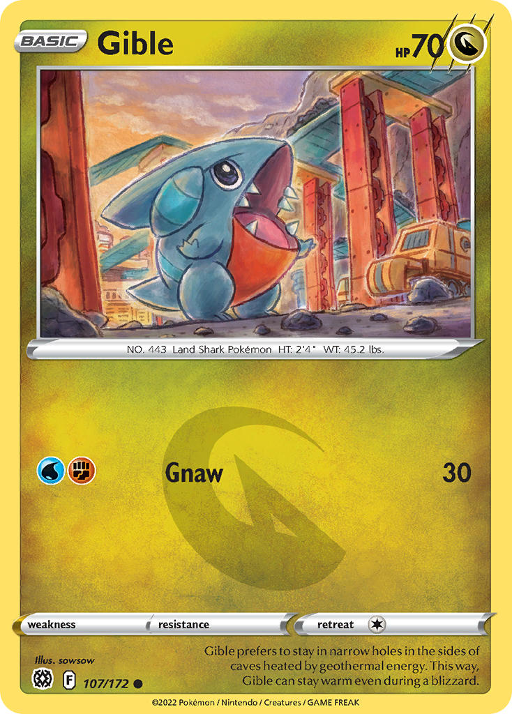 Gible - 107-172 (RH)