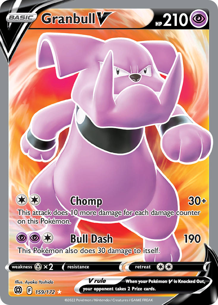 Granbull V - 159-172 FULL ART