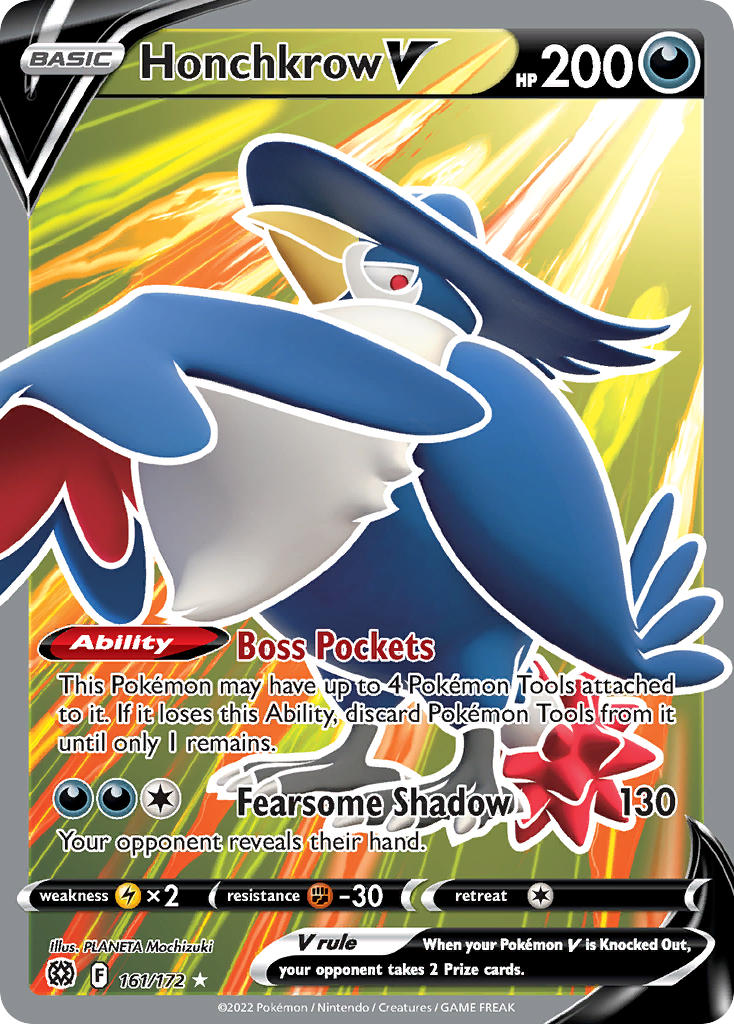 Honchkrow V - 161-172 FULL ART