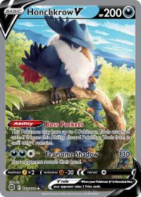 pokemon ss brilliant stars preorder february 25 2022 honchkrow v 162 172 alternate art