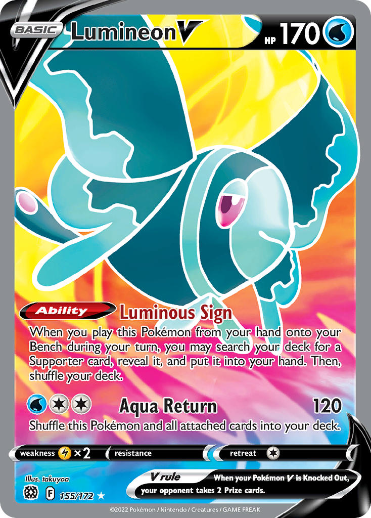 Lumineon - 155-172 FULL ART