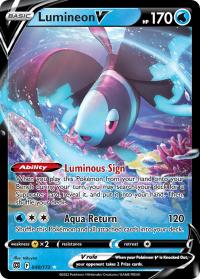 pokemon ss brilliant stars preorder february 25 2022 lumineon v 040 172