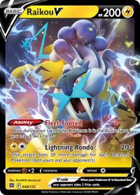 pokemon ss brilliant stars preorder february 25 2022 raikou v 048 172