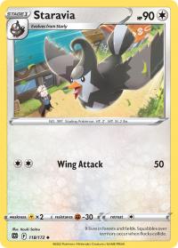 pokemon ss brilliant stars preorder february 25 2022 staravia 118 172 rh